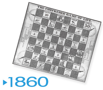 1860 THE CHECKERD GAME OF LIFE