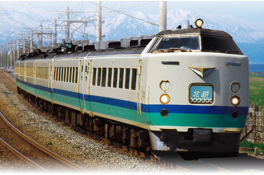 PLARAIL REAL CLASS｜485系特急電車（北越・上沼垂色）