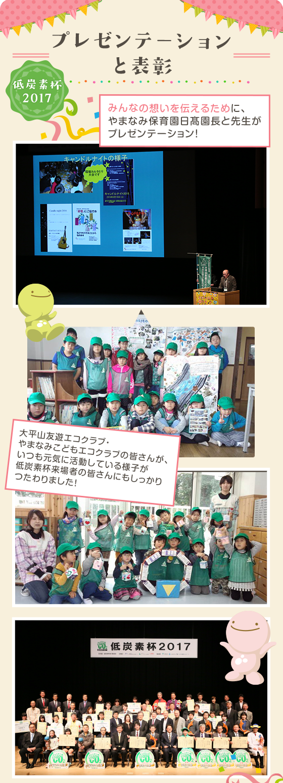 低炭素杯2017 プレゼンテーションと表彰！