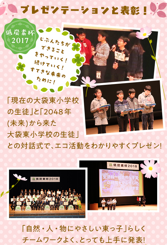 低炭素杯2018 プレゼンテーションと表彰！