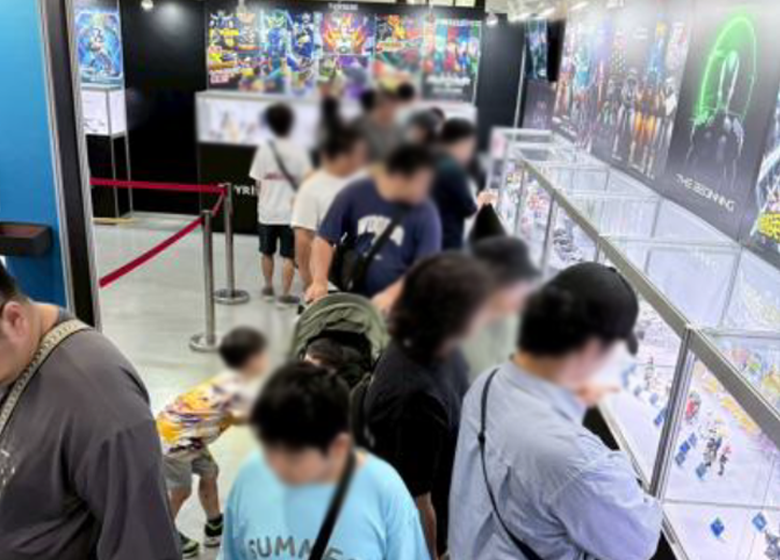 Visitors enjoying the exhibition