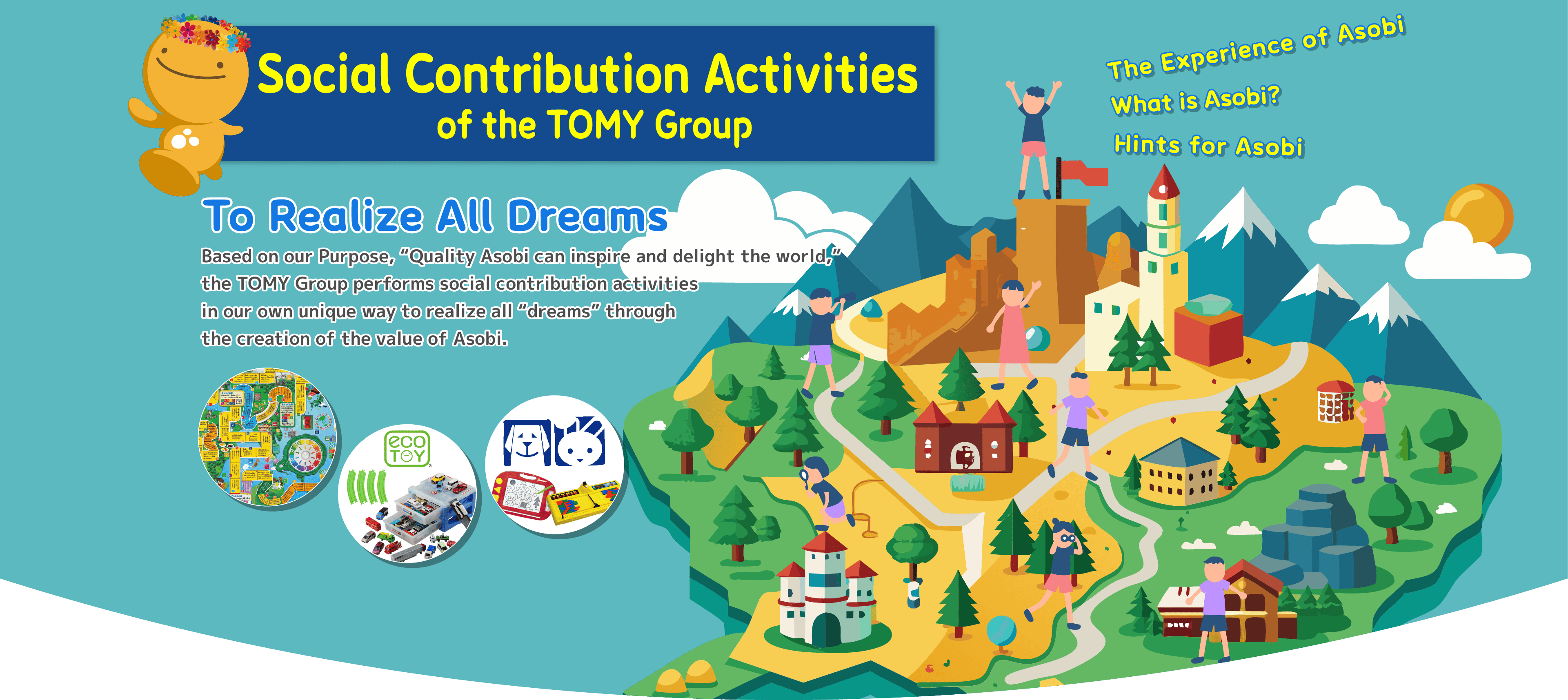 Social Contribution Activities of the TOMY Group