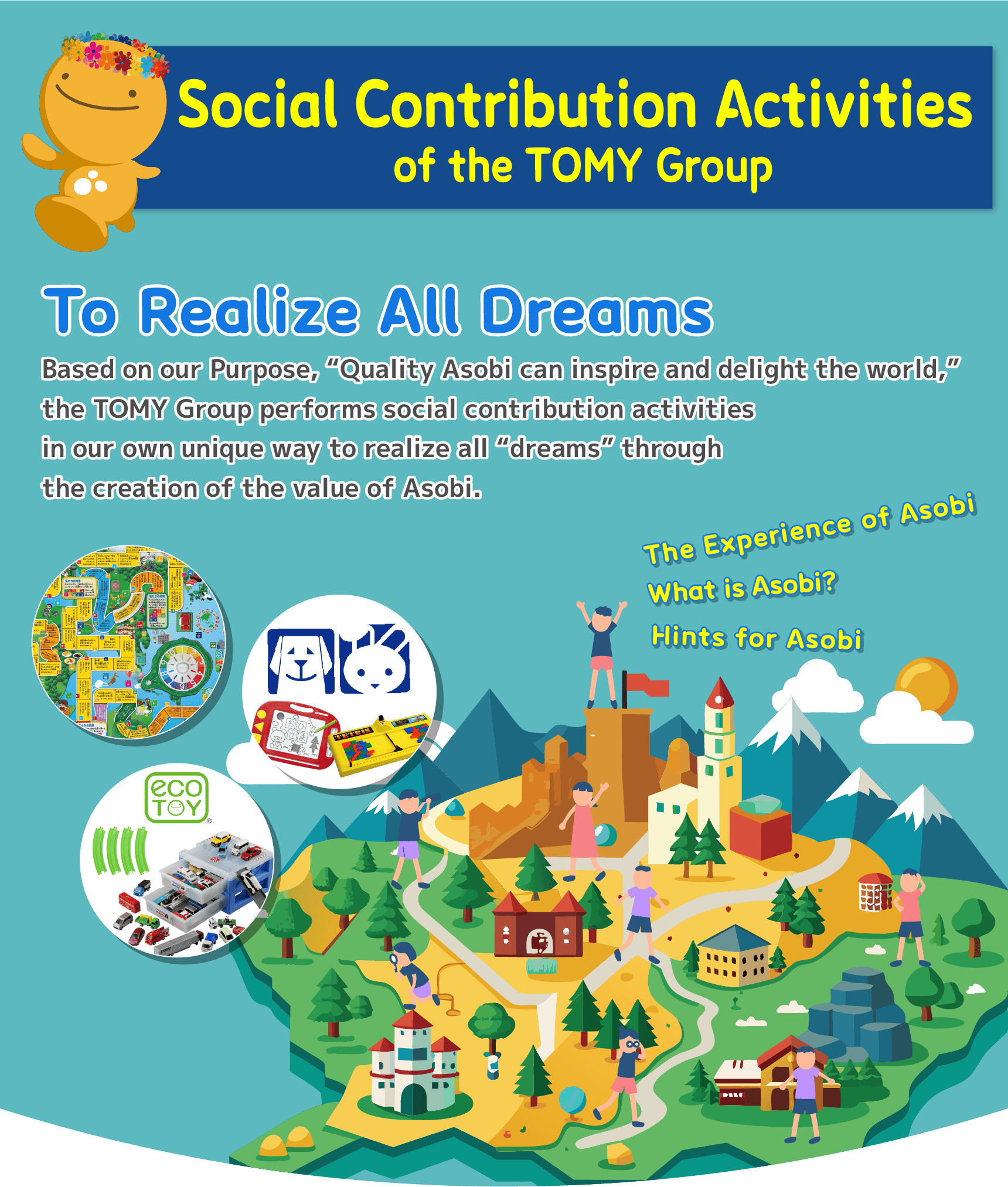 Social Contribution Activities of the TOMY Group