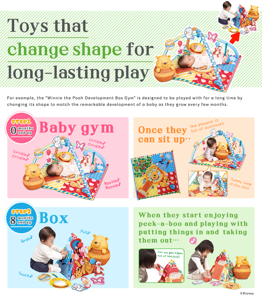 Toys that change shape for long-lasting play