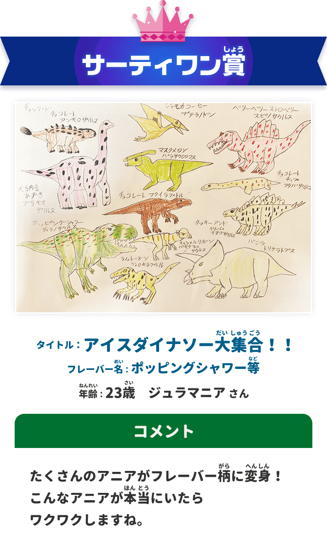 サーティワン賞