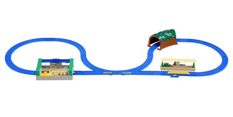 特急列車にぴったりのレイアウト