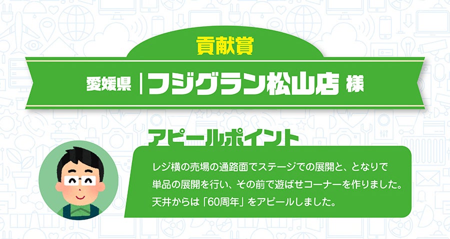 貢献賞｜愛媛県｜フジグラン松山店様