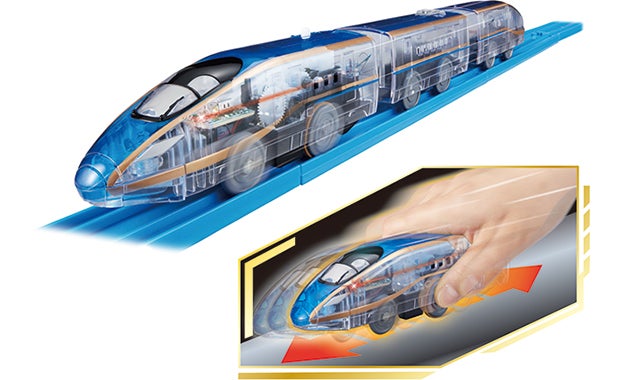 電池いらずで出発進行！テコロでチャージ E7系新幹線かがやき