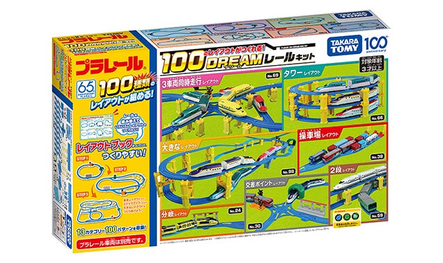100のレイアウトがつくれる！ドリームレールキット