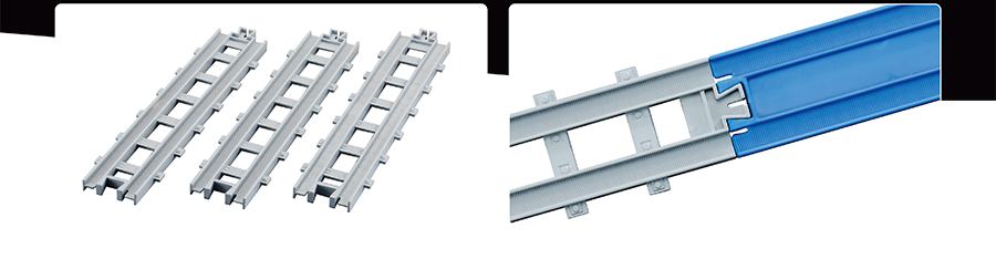 リアル直線レール｜リアル直線レールは「R-01 直線レール」（別売）とも繋げられます。