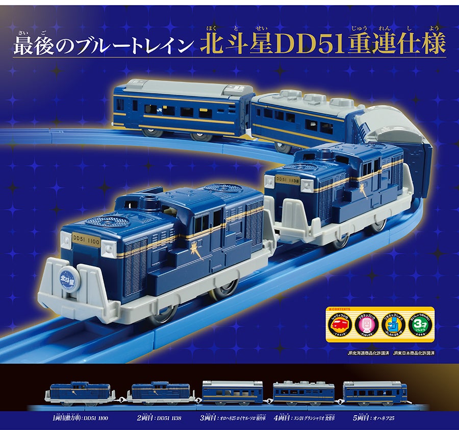 最後のブルートレイン北斗星DD51重連仕様