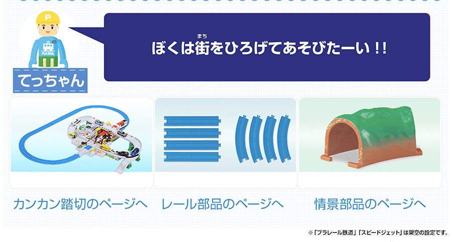 ぼくは街をひろげてあそびたーい！