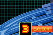 1本のレールが4本に分岐する巨大ポイントレール！