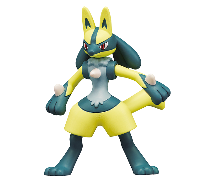 モンスターコレクション　MS-52 黄色いルカリオ