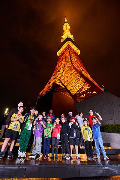 出場選手と東京タワー