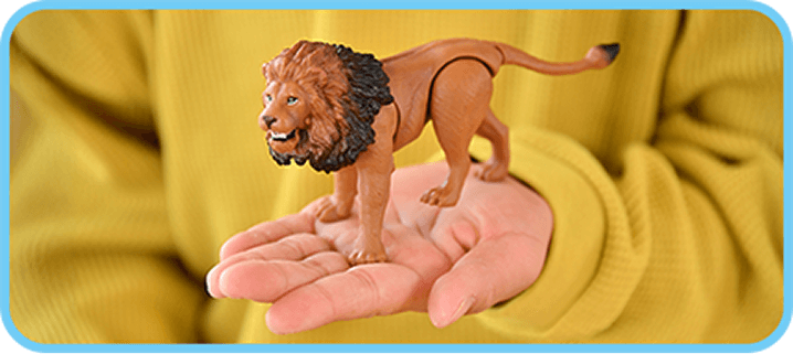 手のひらサイズだよ！