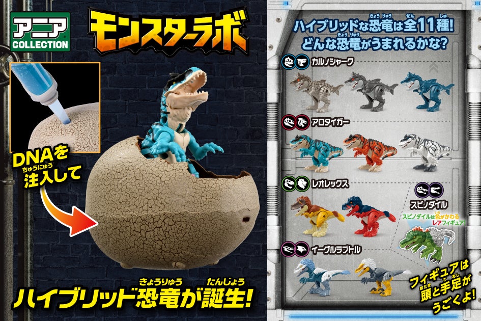 アニア　コレクション モンスターラボ ハイブリッドダイナソーエッグ