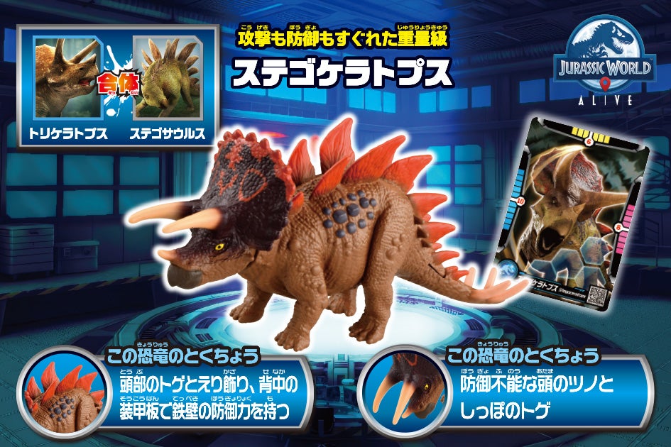 アニア　ジュラシック・ワールド アライブ　ステゴケラトプス