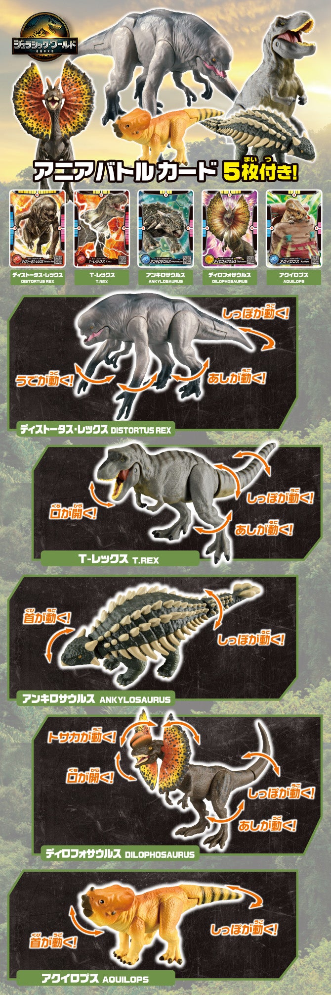 アニア　ジュラシック・ワールド　最強Ｄレックス　ＤＸセット