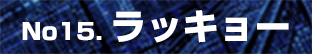 ラッキョー