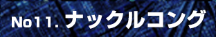 No11. ナックルコング