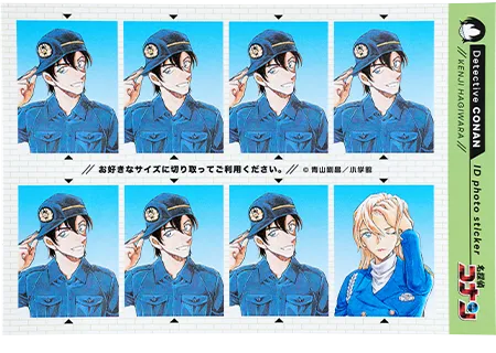 証明写真風ステッカー 萩原研二