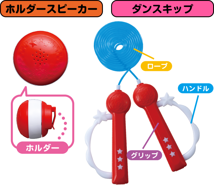 ホルダースピーカー　ダンススキップ