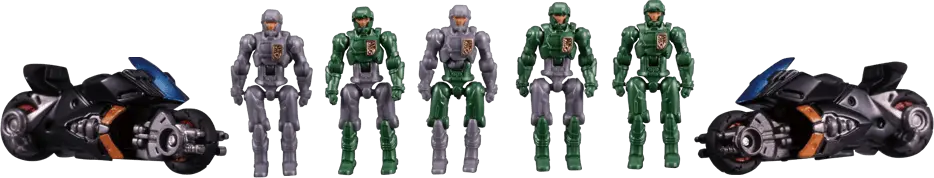 DA-18 ビッグパワードGV 独立遊撃隊 隊員セット