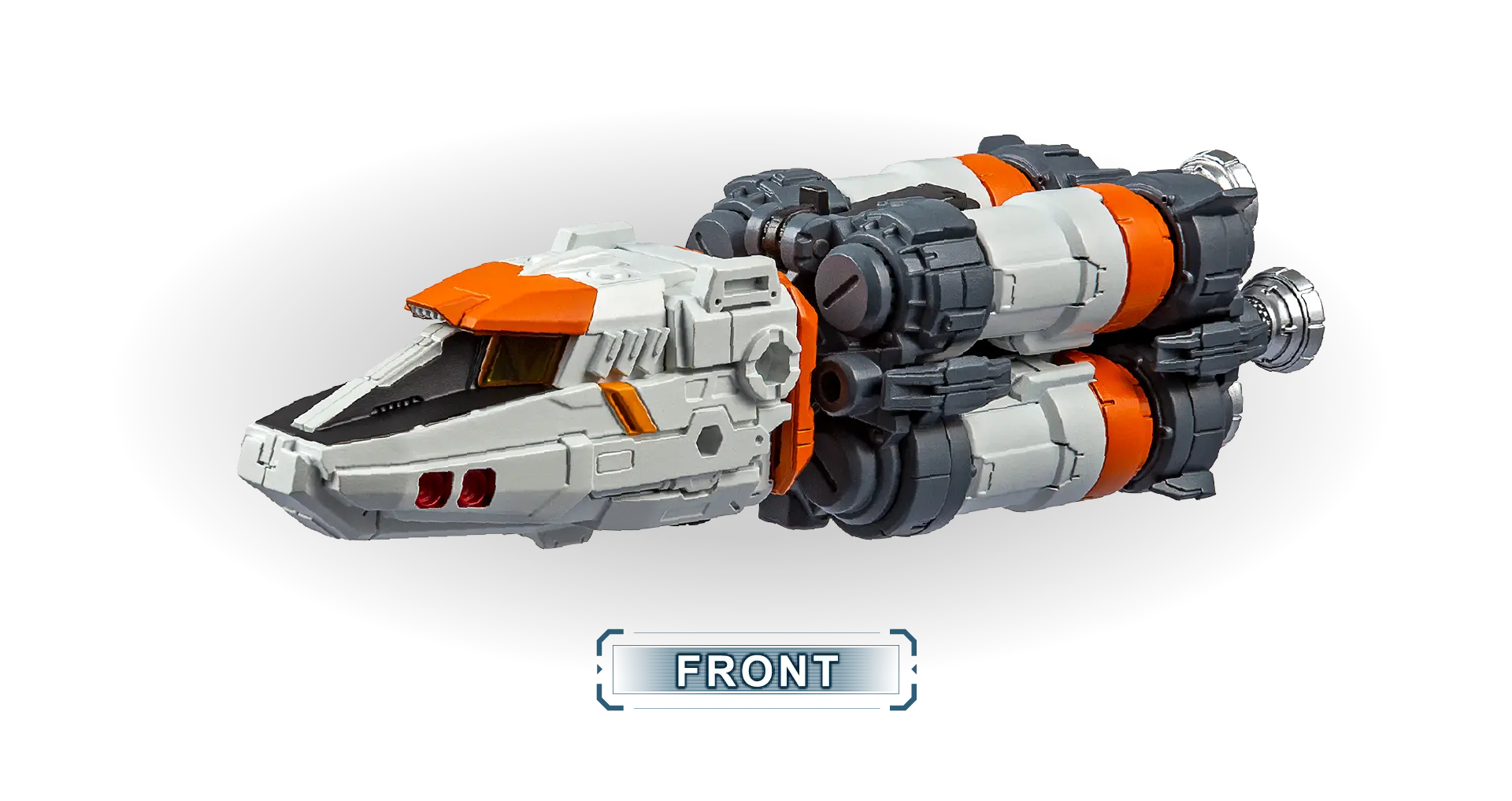 タンクローダーとコムヘッドIIIの連結 FRONT