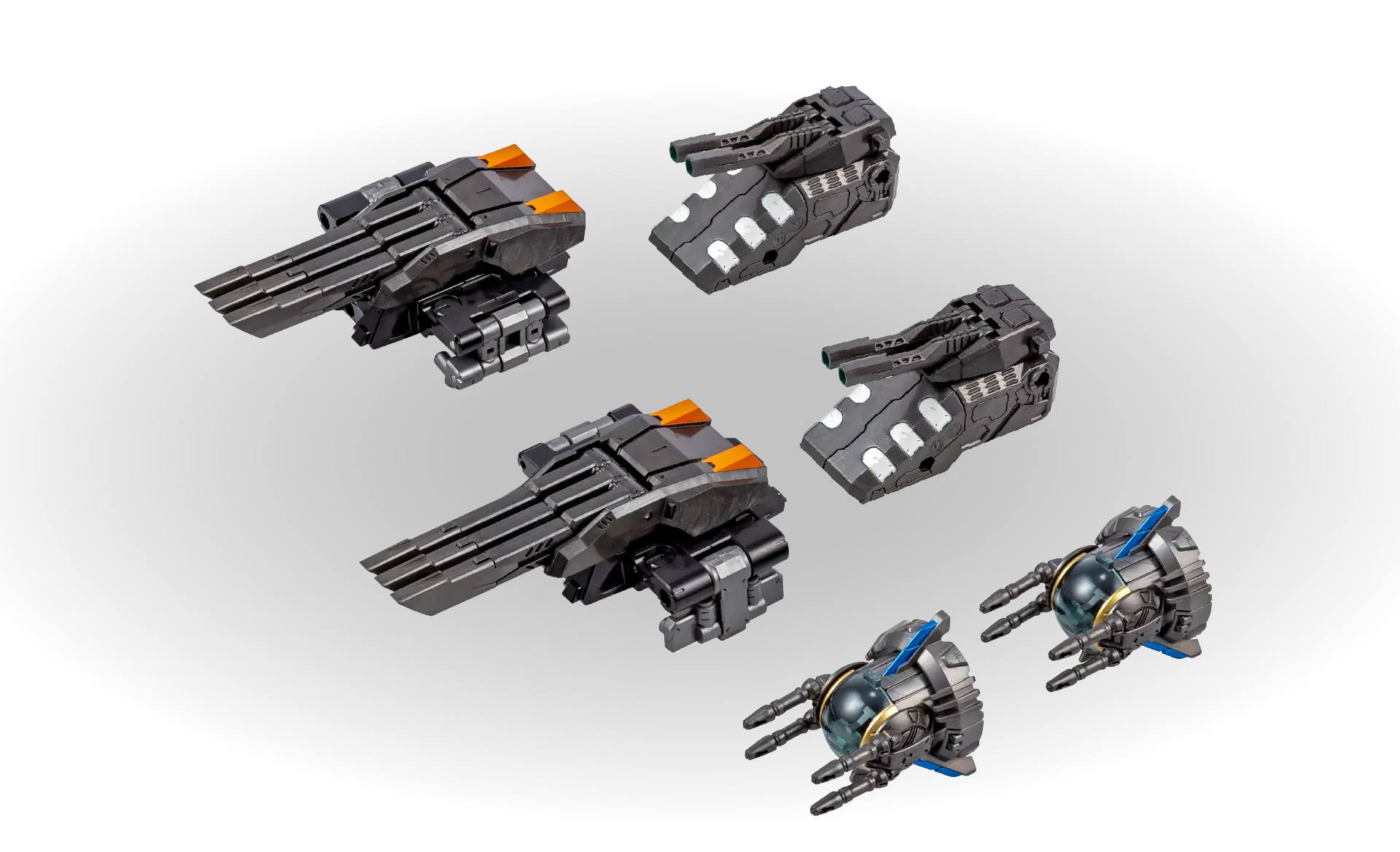 グランドダイオン強化ユニットA：第二主砲塔＆副砲塔