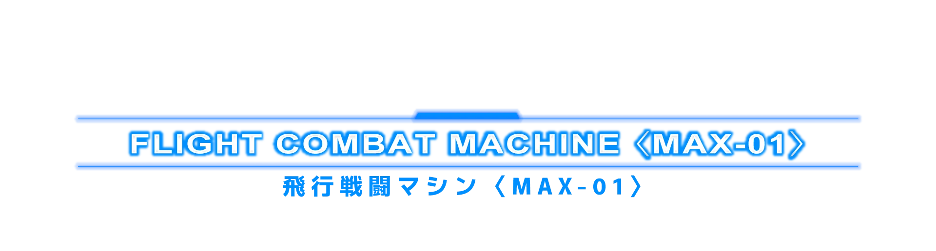 飛行戦闘マシン〈MAX-01〉