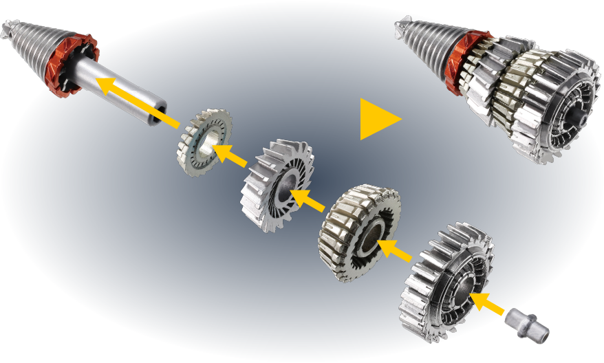 コンポジットドリルクラッシャーの構造