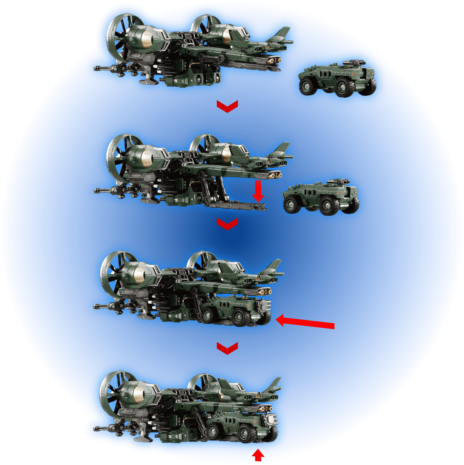 戦闘支援車両の搭載プロセス