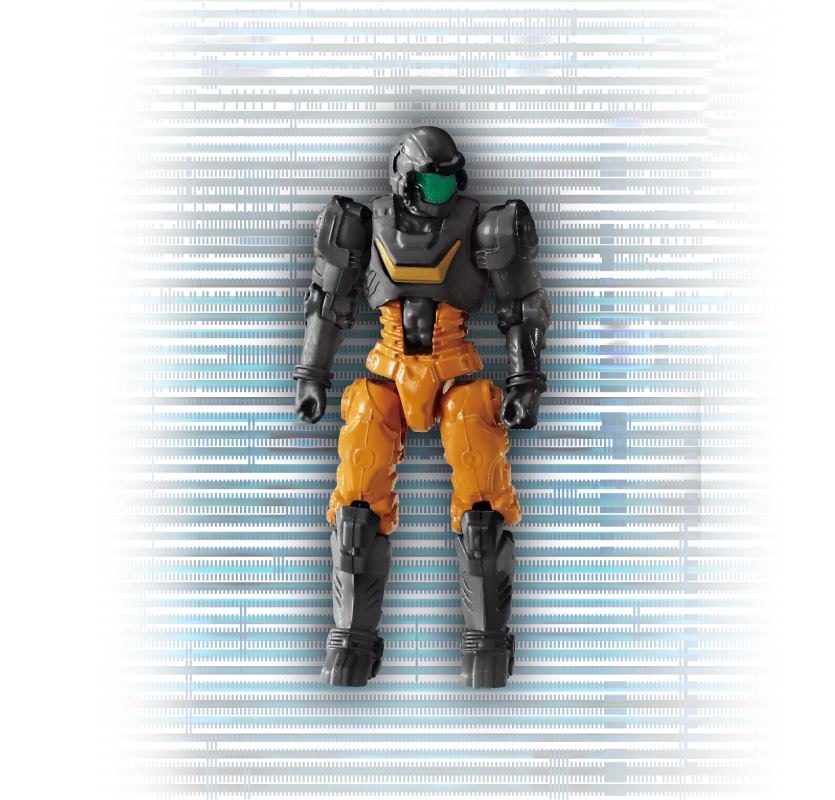 強化アーマースーツ〈ダイアテクター〉を装備したパイロット。