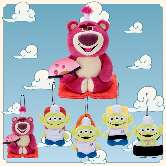 ピクサーキャラクター　トイ・ストーリー 30周年　ぬいぐるみS ロッツォ　悪代官　ボールチェーンマスコット　各種