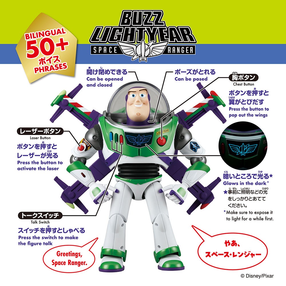リアルサイズトーキングフィギュア｜トイ・ストーリー5（Toystory