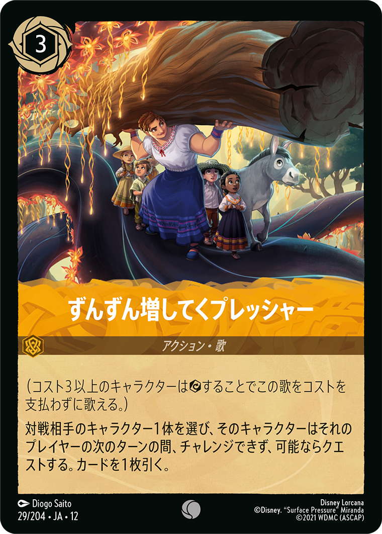 ずんずん増してくプレッシャー
