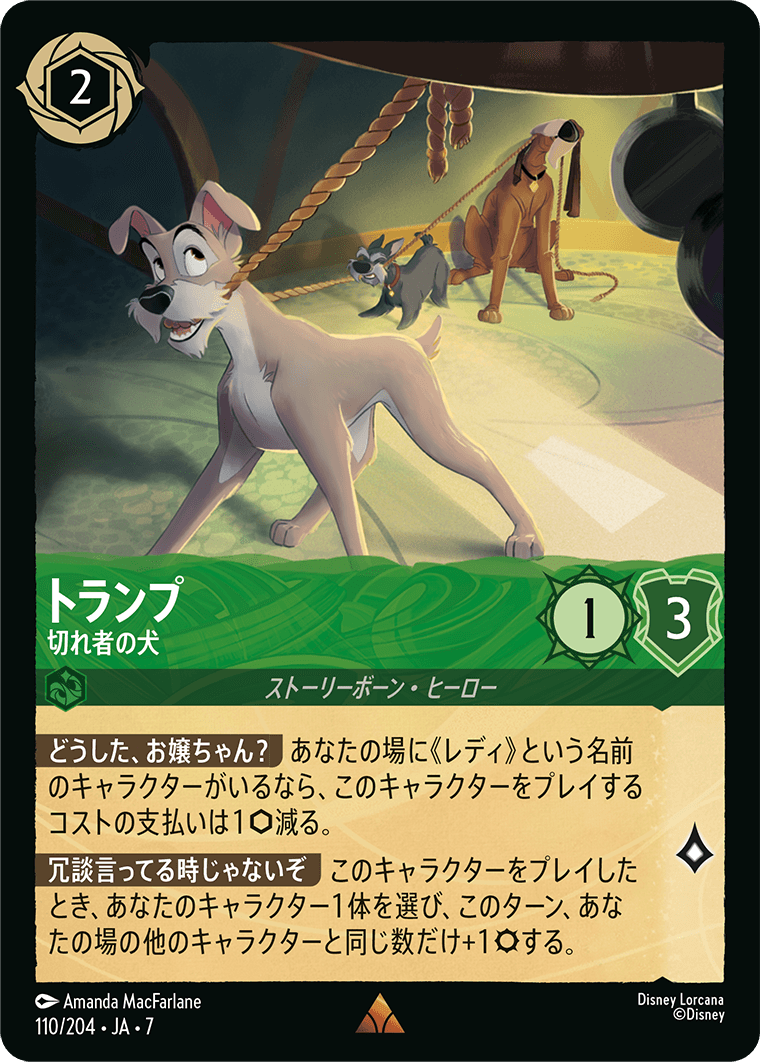 トランプ - 切れ者の犬
