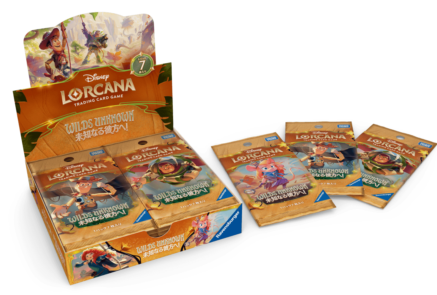 ディズニー・ロルカナ・ＴＣＧ　日本語版　ブースターパック　ＷＩＬＤＳ　ＵＮＫＮＯＷＮ 未知なる彼方へ!