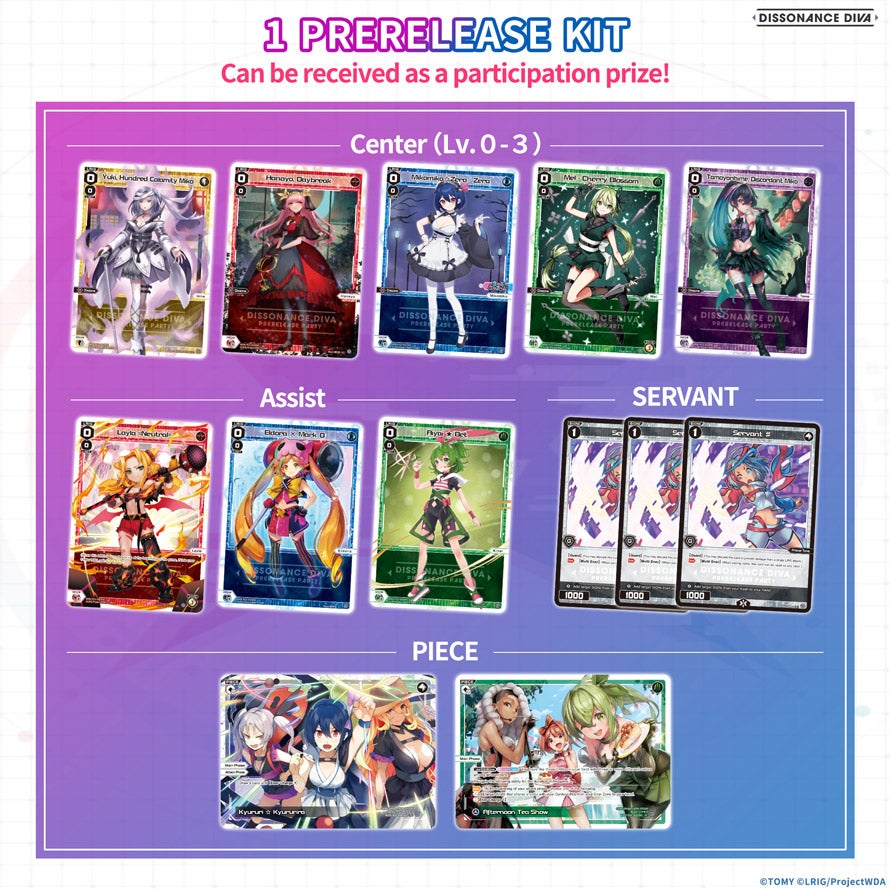 Pre-release Kit Card list 