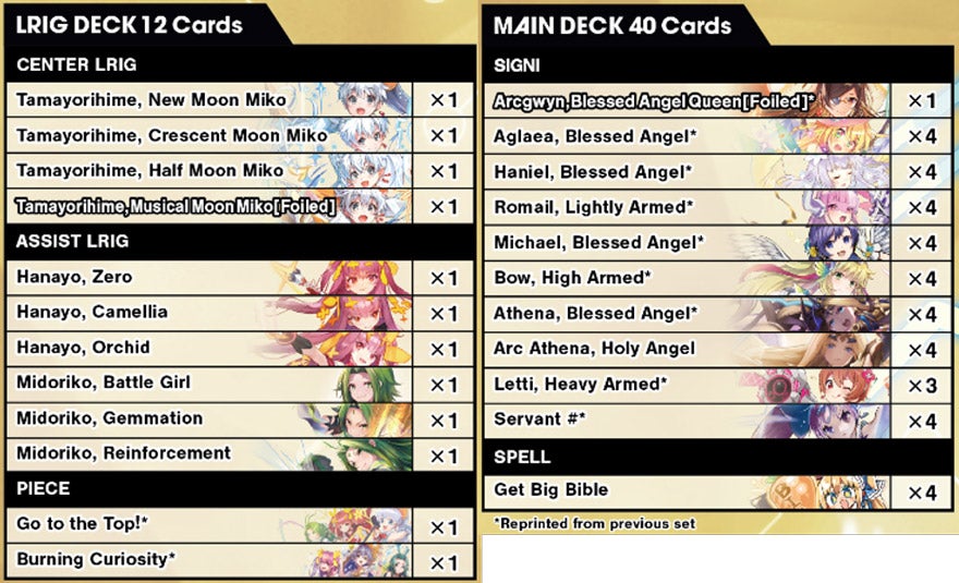 ▲“Angel/Arm” Class Deck！