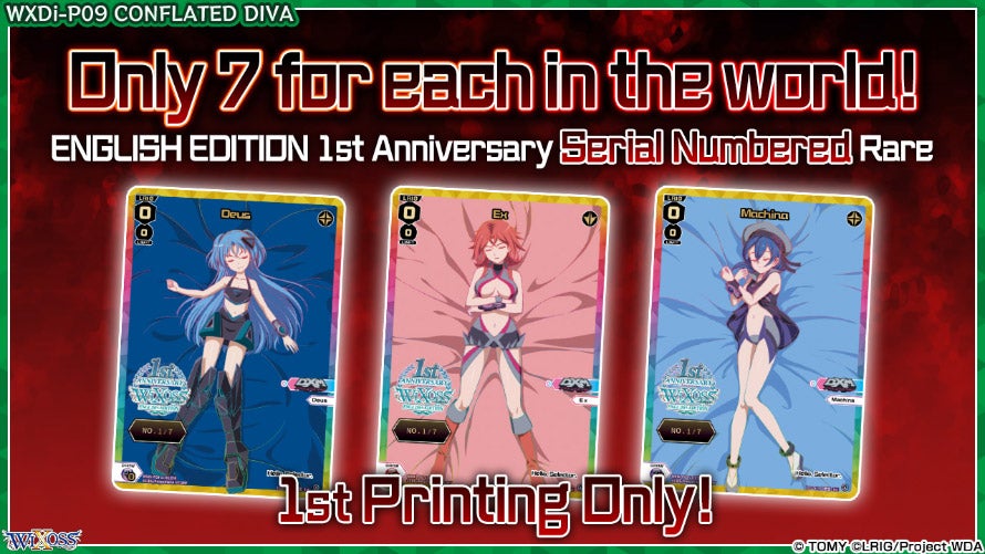 1st Anniversary Serial Rare