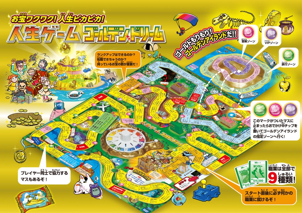 お宝ワクワク！人生ピカピカ！ゴールドもりもり！ゴールデンアイランドだ!!