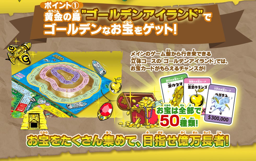 黄金の島”ゴールデンアイランド”でゴールデンなお宝をゲット！