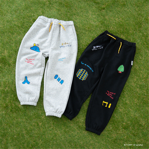 アンドディープティマイン(and D. petit main)　アイコンスウェットパンツ（2種）