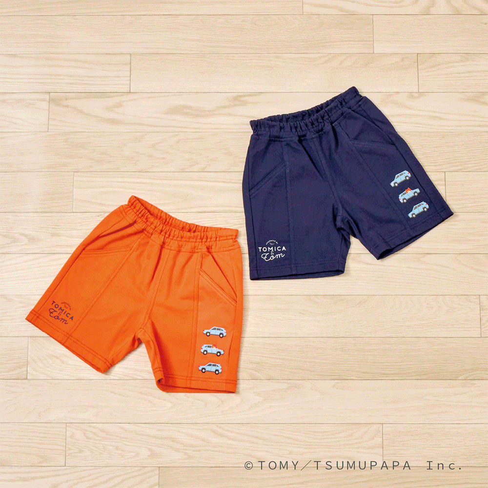 トミカとトム ハーフパンツ<BR>（商品番号 4562108）