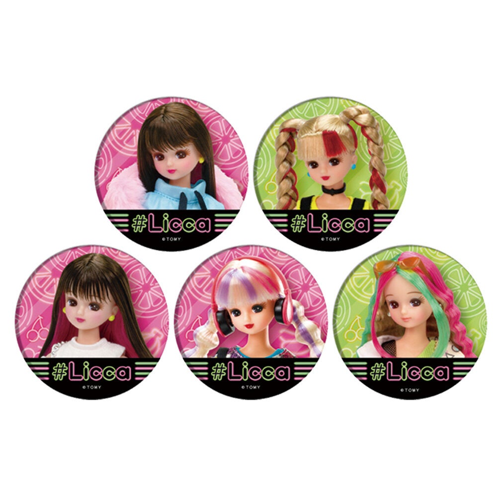 ＃Licca　缶バッジ　コンプリートBOX