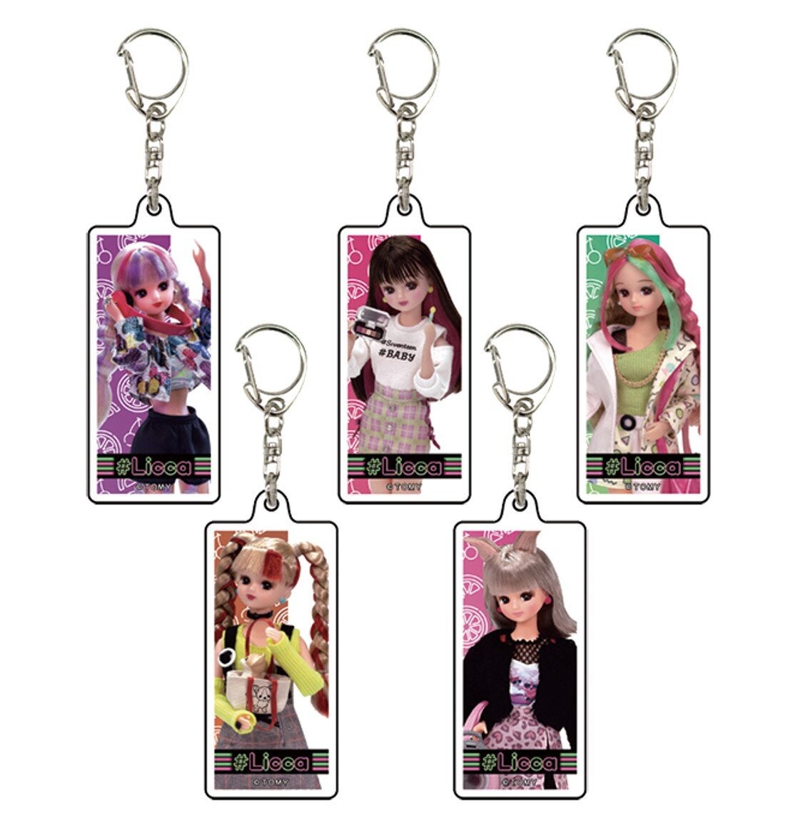 ＃Licca　アクリルキーホルダー　コンプリートBOX