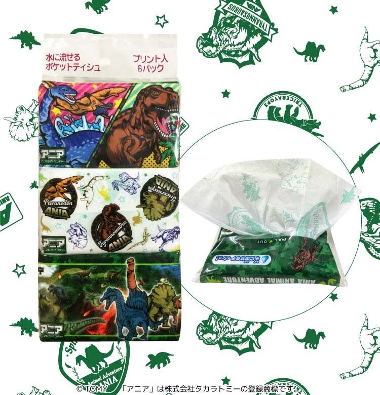 アニア　６Ｐポケットティッシュ