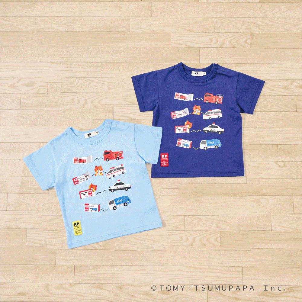 トミカとトム 働くくるまＴシャツ<BR>（商品番号　4562211）